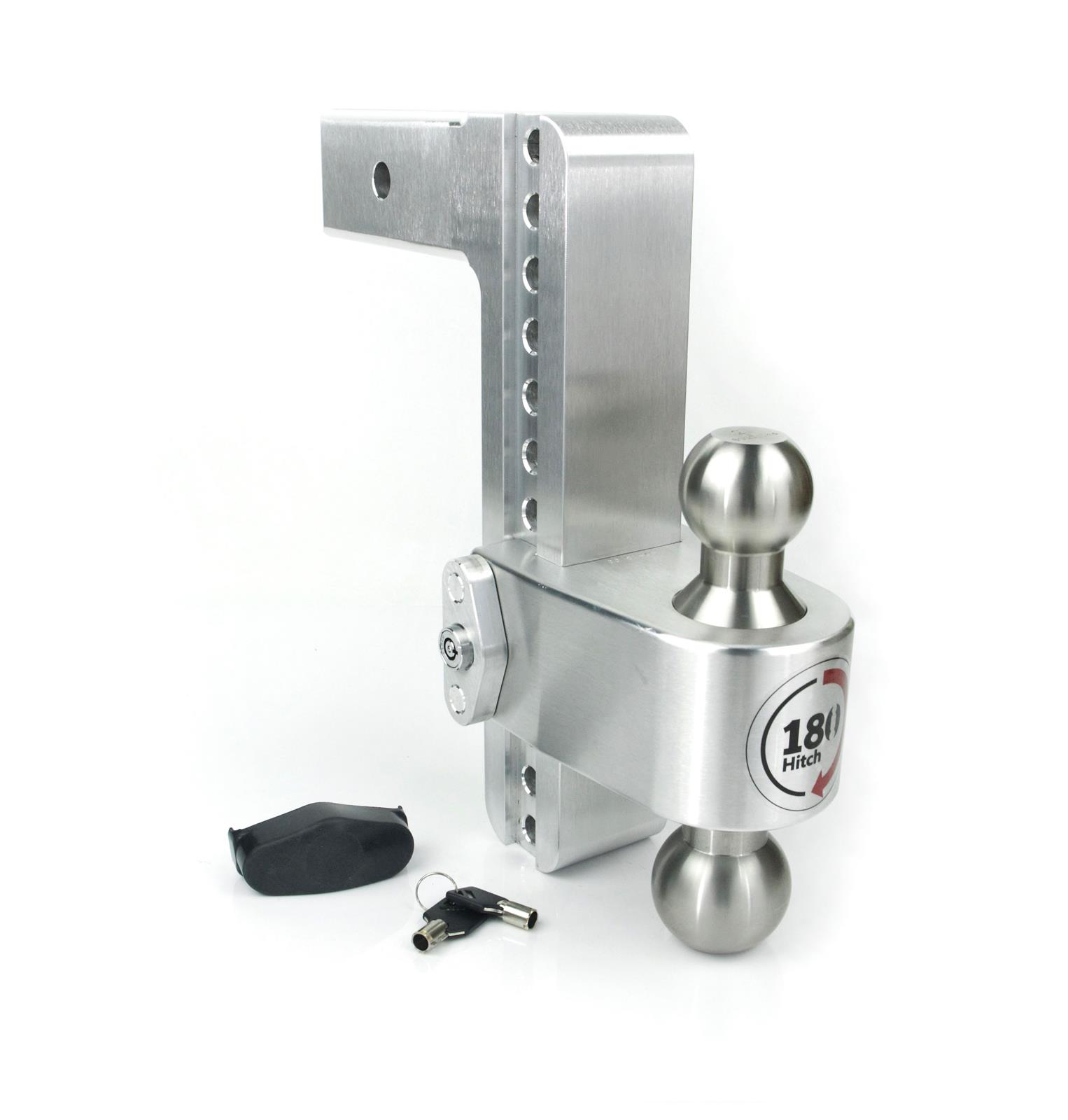 Weigh Safe 180 Hitch 10in Drop Hitch & 2.5in Shank (10K/18.5K GTWR) - Aluminum thumbnail 2