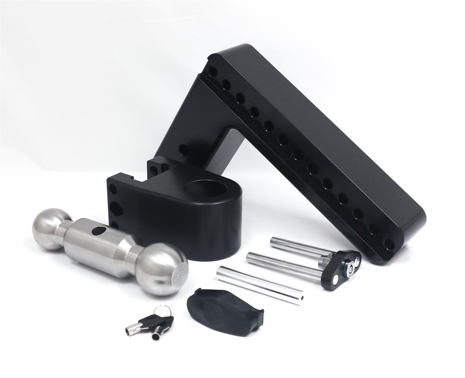 Weigh Safe 180 Hitch 10in Drop Hitch & 3in Shank (10K/21K GTWR) w/WS05 - Black Cerakote