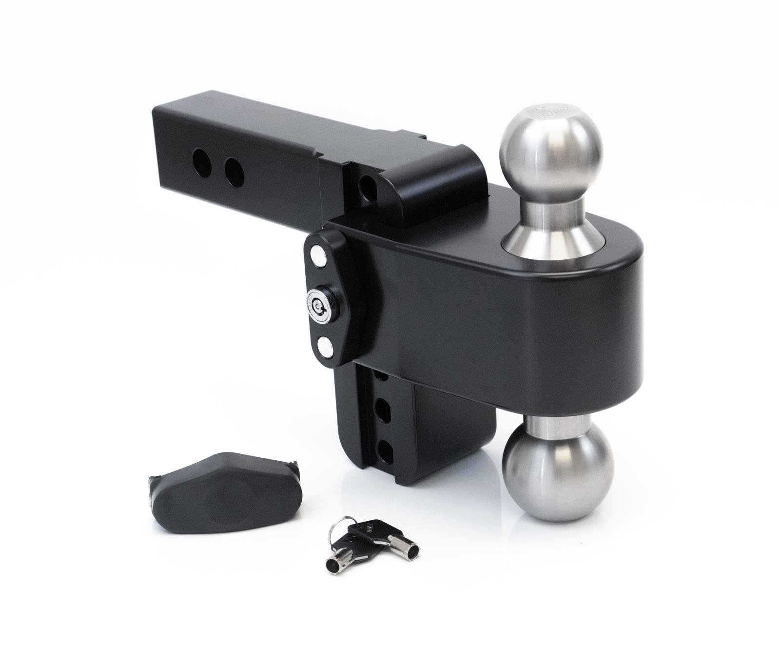 Weigh Safe 180 Hitch 4in Drop Hitch & 2in Shank (10K/12.5K GTWR) w/WS05 - Black Cerakote thumbnail 2