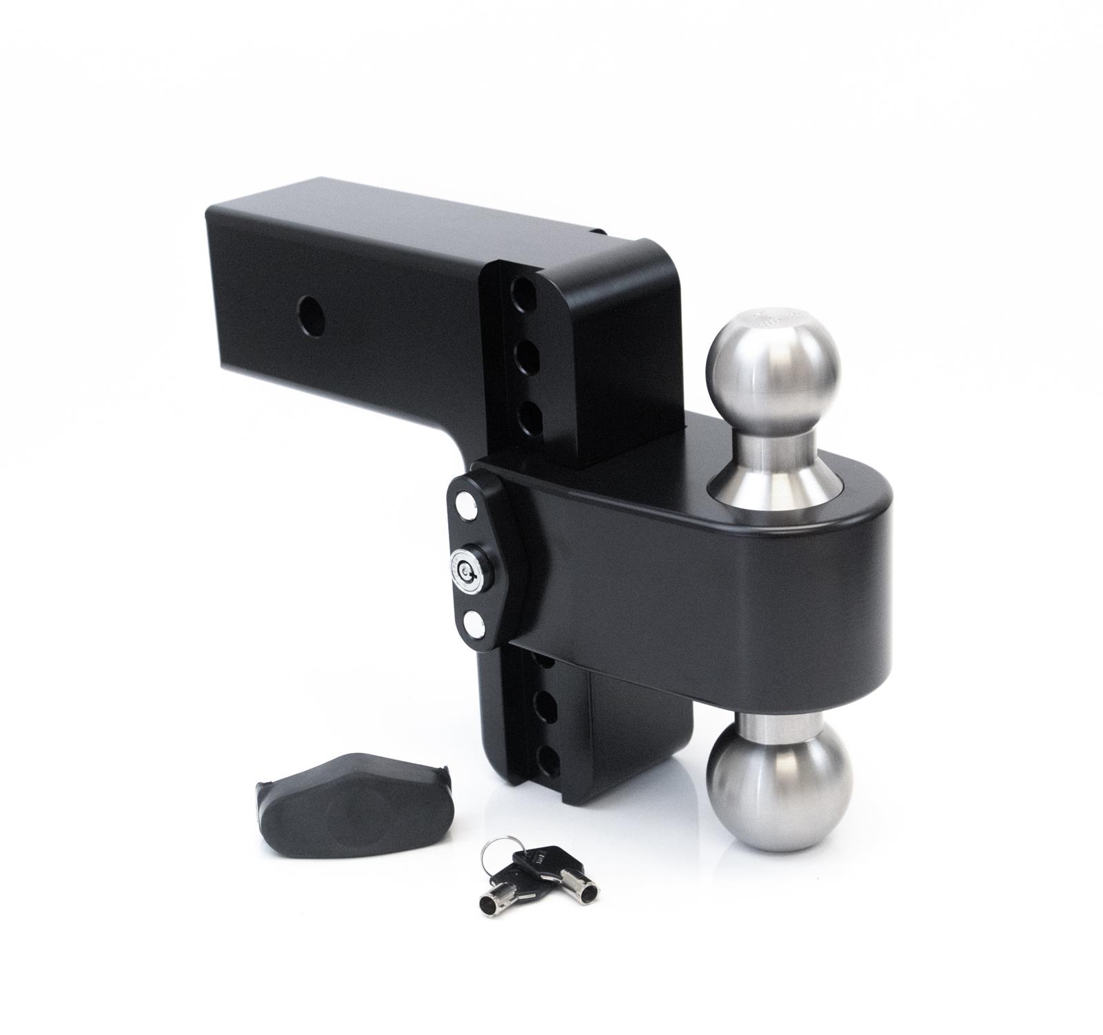 Weigh Safe 180 Hitch 6in Drop Hitch & 3in Shank (10K/21K GTWR) w/WS05 - Black Cerakote