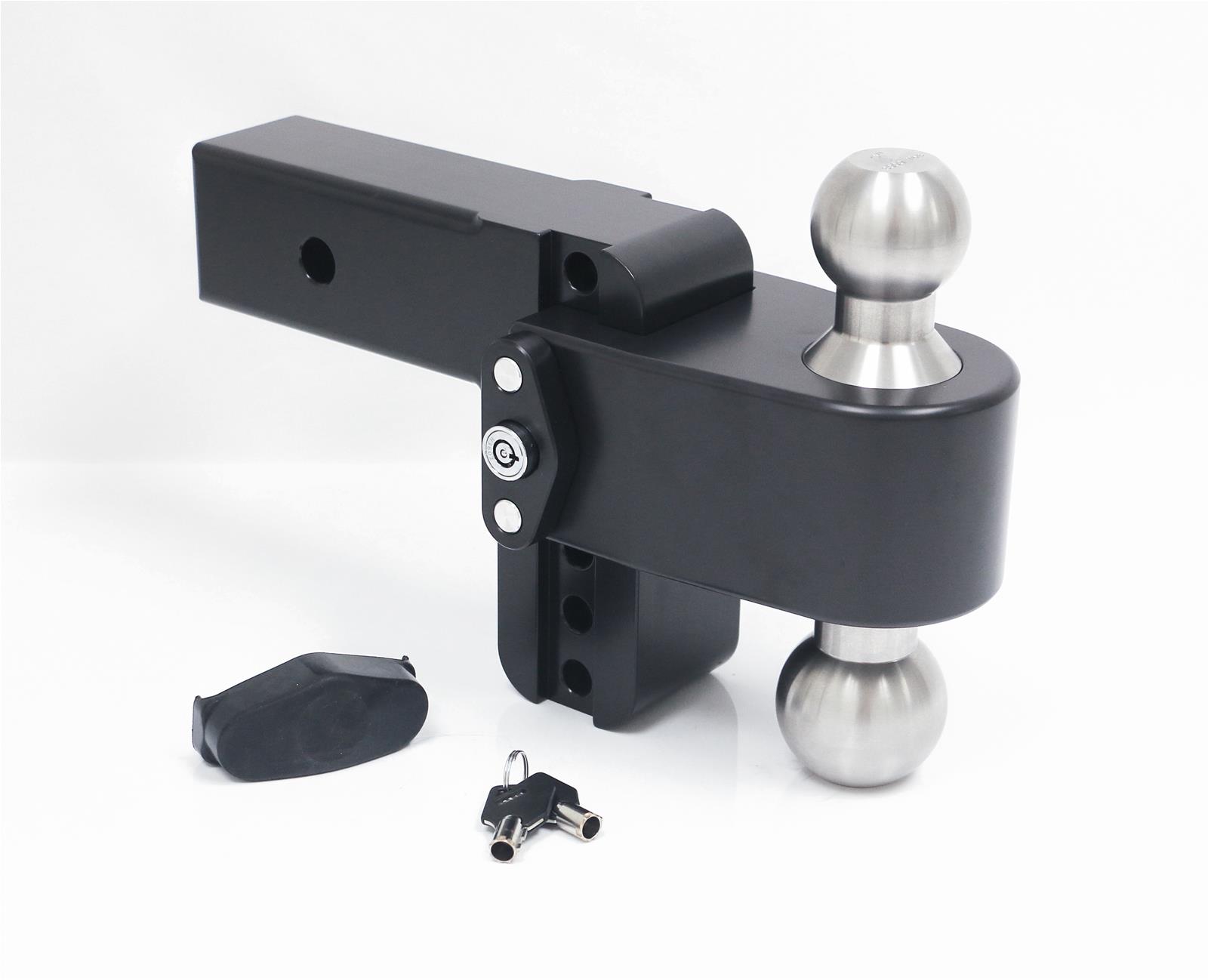 Weigh Safe 180 Hitch 4in Drop Hitch & 2.5in Shank (10K/18.5K GTWR) w/WS05 - Black Cerakote