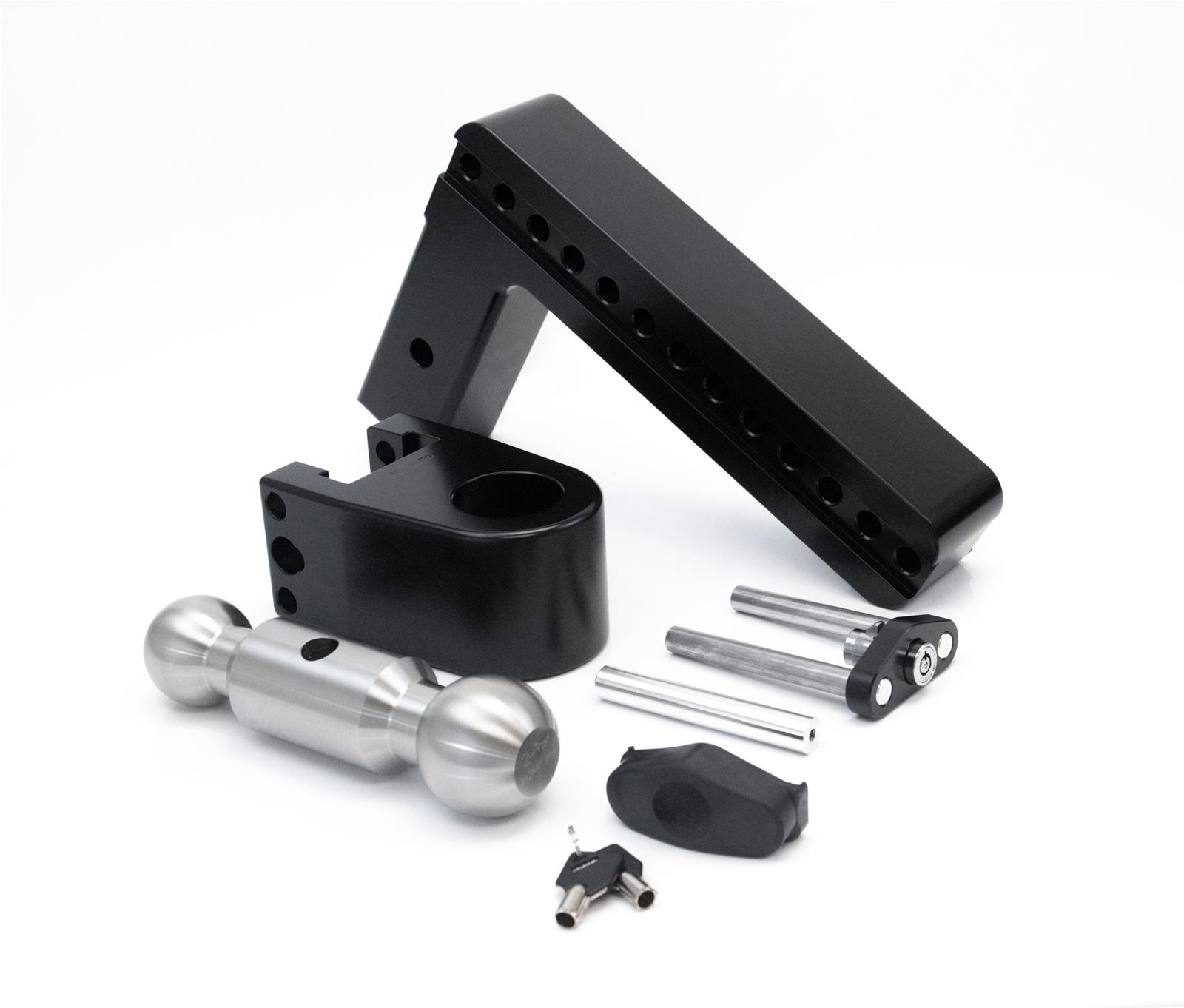 Weigh Safe 180 Hitch 10in Drop Hitch & 2.5in Shank (10K/18.5K GTWR) w/WS05 - Black Cerakote thumbnail 2