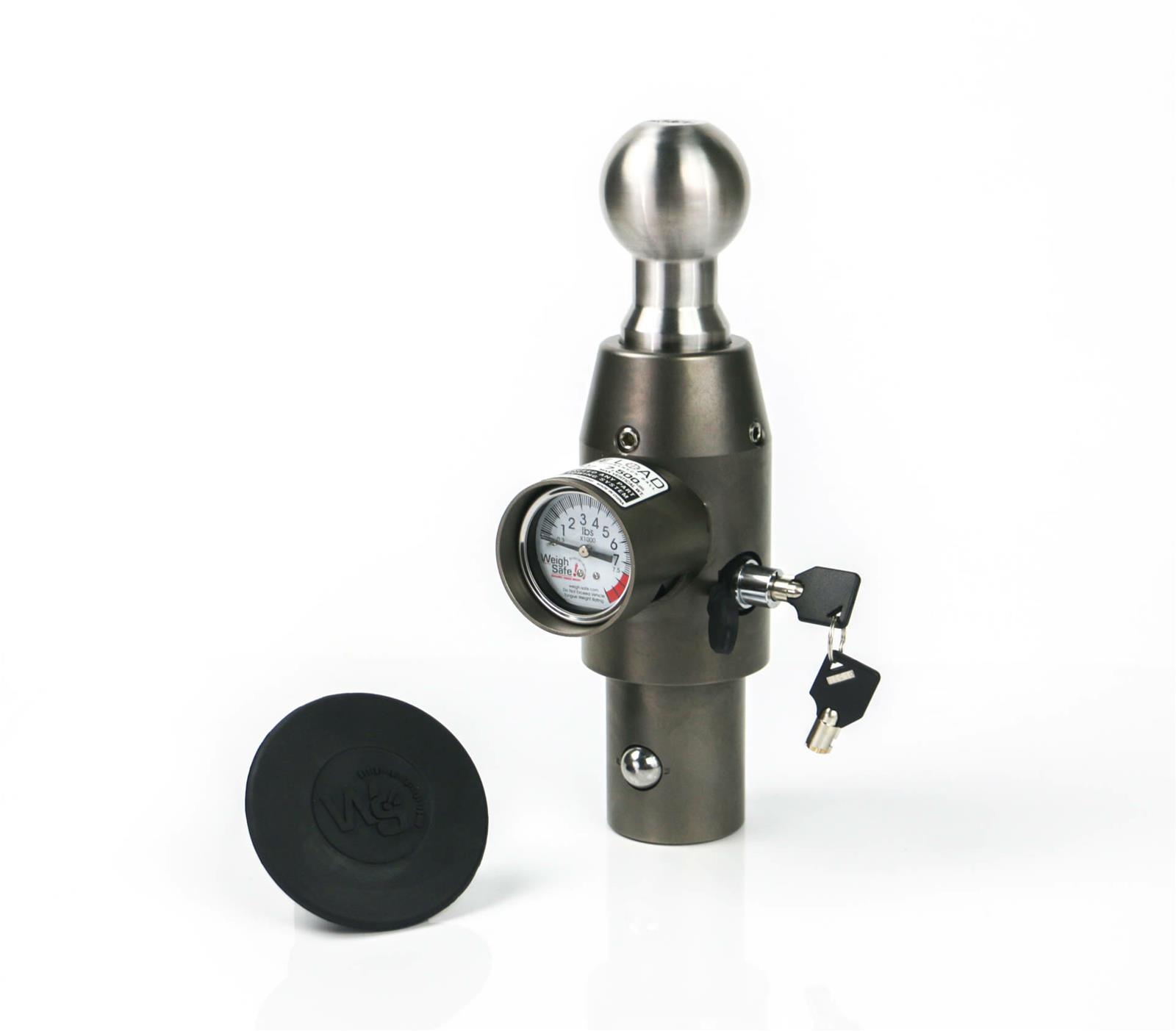 Weigh Safe OEM Gooseneck Ball for RAM Trucks ONLY w/Pucks (30K GTWR) - Stainless Steel