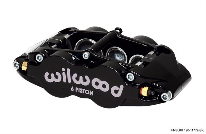 Wilwood Caliper-Narrow Superlite 6R-RH - Black 1.62/1.12/1.12in Pistons 1.25in Disc thumbnail 2