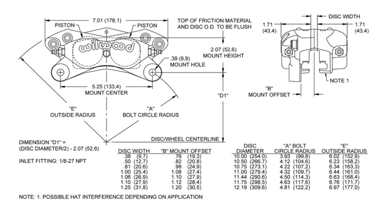 Wilwood Disc Brakes 120-6818 Wilwood Forged Dynalite Brake Calipers ...