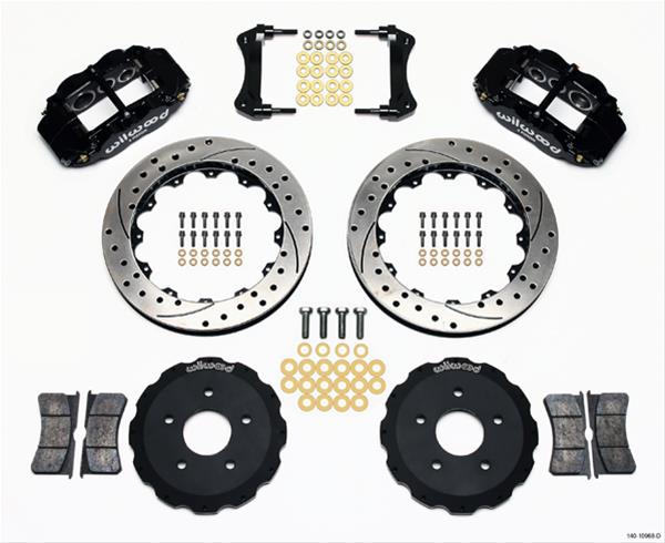 Wilwood Narrow Superlite 6R Front Hat Kit 13.06in Drilled Backdraft Cobra (BMW E36 Based) thumbnail 2