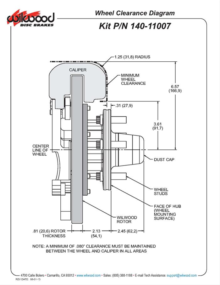 Wilwood Disc Brakes 14011007DR Wilwood Dynalite Pro Series