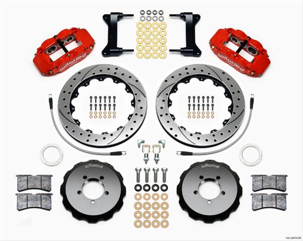 Wilwood Disc Brakes 140-12870-DR Wilwood Forged Narrow Superlite