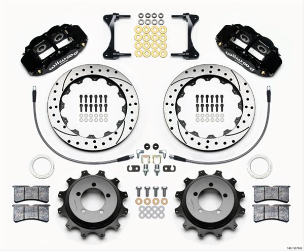 Wilwood Narrow Superlite 4R Rear Kit 12.88in Drilled 99-05 WRX / 99-07 Impreza thumbnail 3