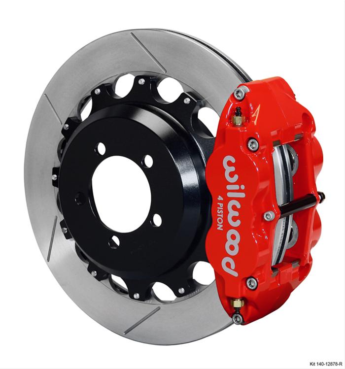 Wilwood Narrow Superlite 4R Rear Kit 12.88in Red 99-05 WRX / 99-07 Impreza thumbnail 2