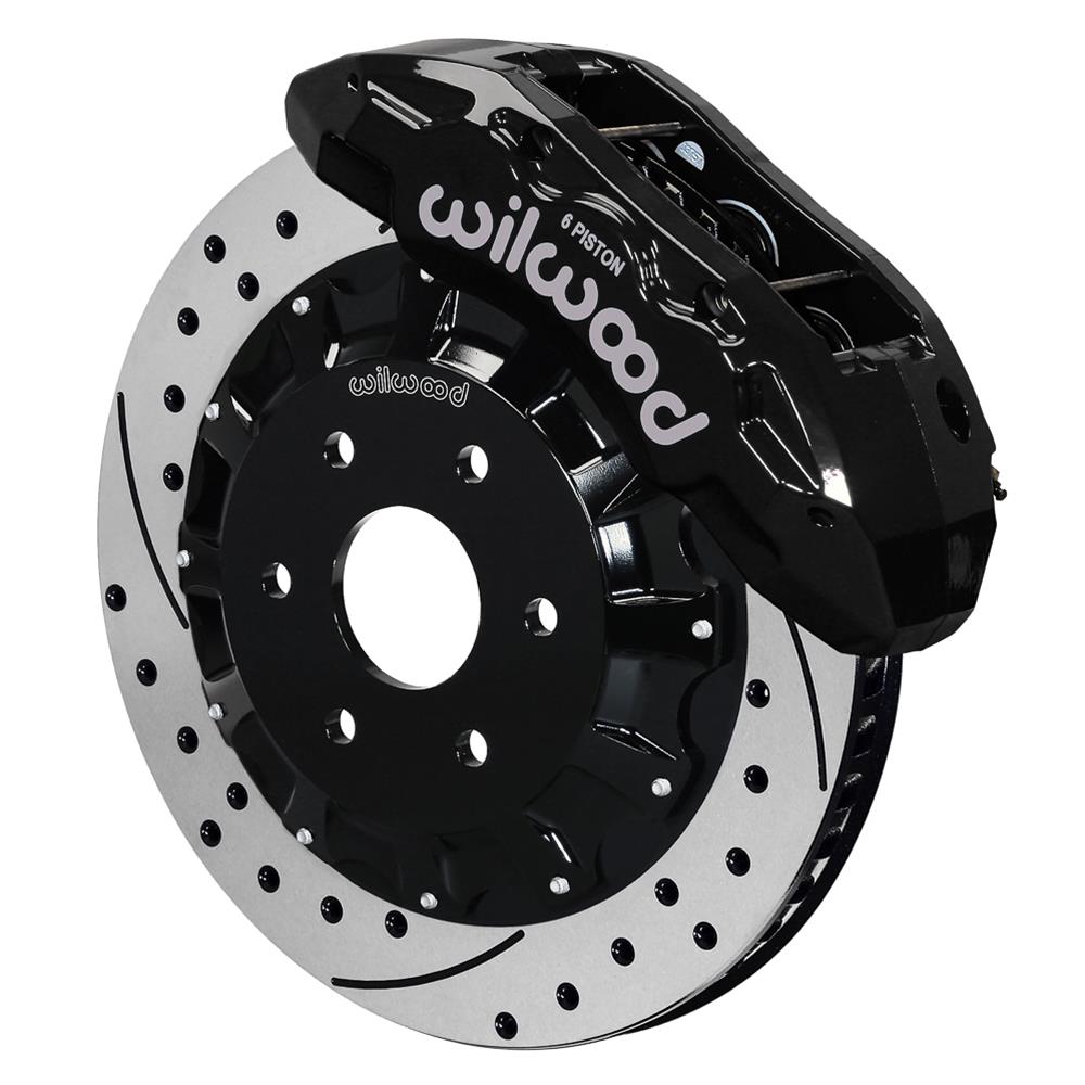 Wilwood TX6R Front Kit 16.00in Black 99-18 GM Truck/SUV 1500 thumbnail 2