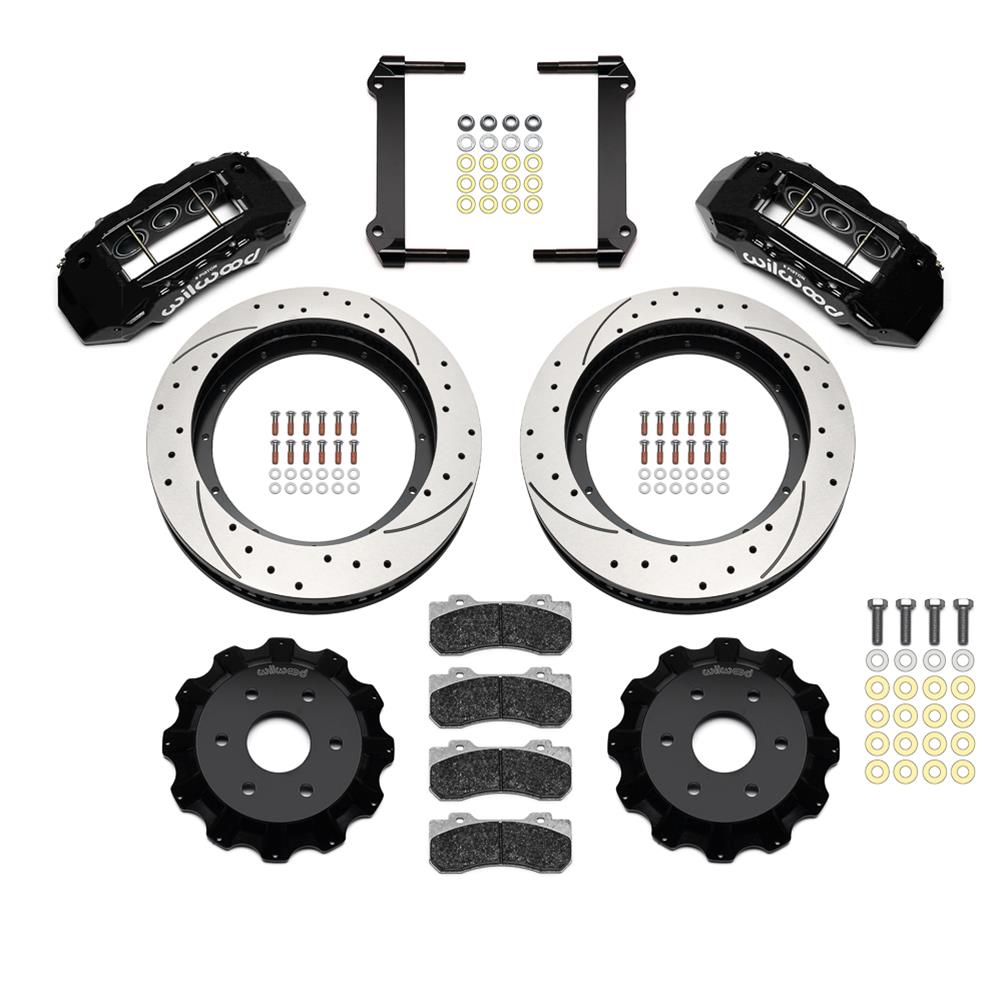 Wilwood TX6R Front Kit 16.00in Black 99-18 GM Truck/SUV 1500