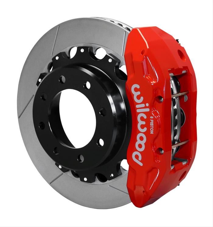 Wilwood TX6R Rear Kit 16.00in Red 1999-2010 GM H2 / 2500 4.63 Cntr thumbnail 2