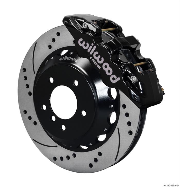 Wilwood AERO6 Front Hat Kit 15.00 Drilled 2007-2011 BMW E90 Series w/Lines thumbnail 2