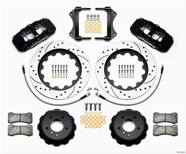 Wilwood AERO6 Front Hat Kit 15.00 Drilled 2007-2011 BMW E90 Series w/Lines thumbnail 3