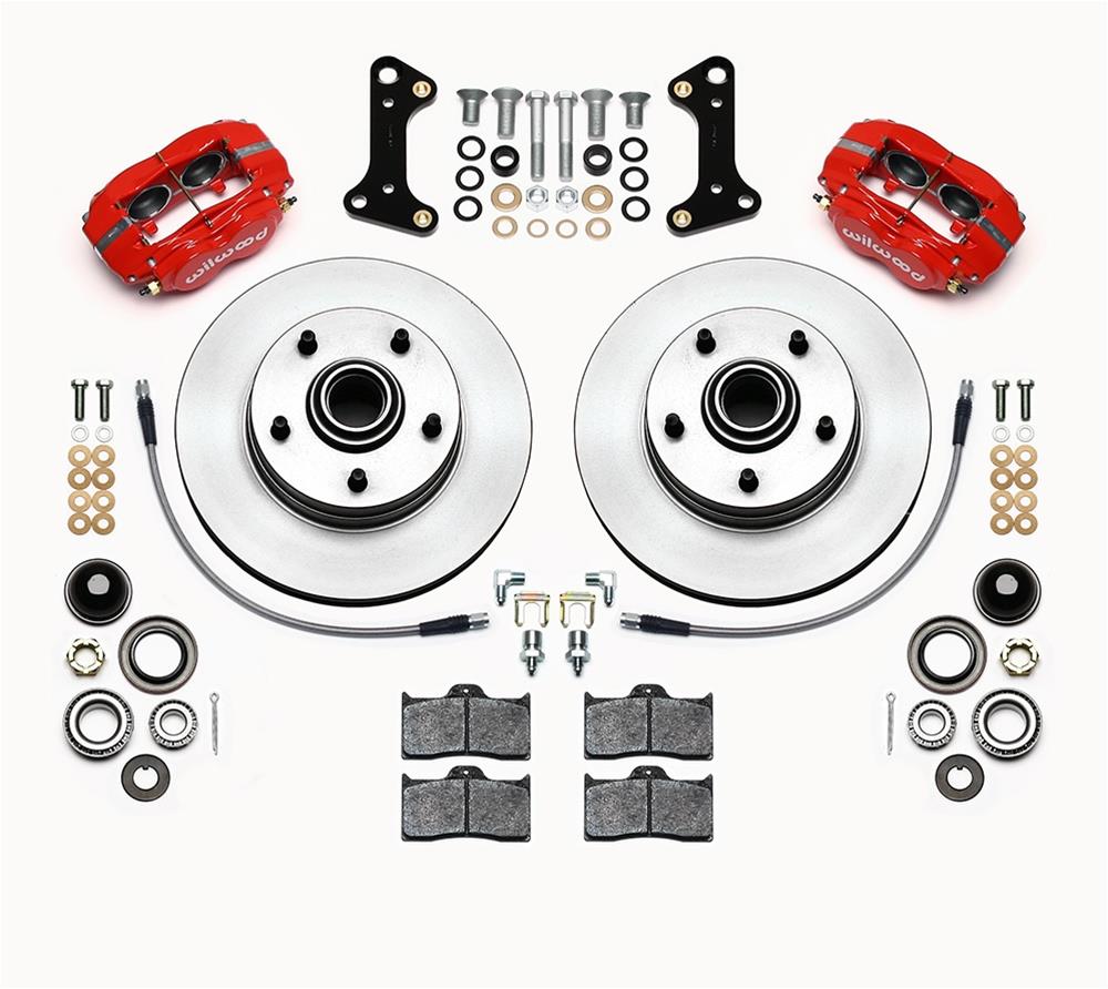 Wilwood Dynalite Front Brake System - 6 Piston Caliper | Ford Mustang II (74-78) (140-9801-D) main image 0