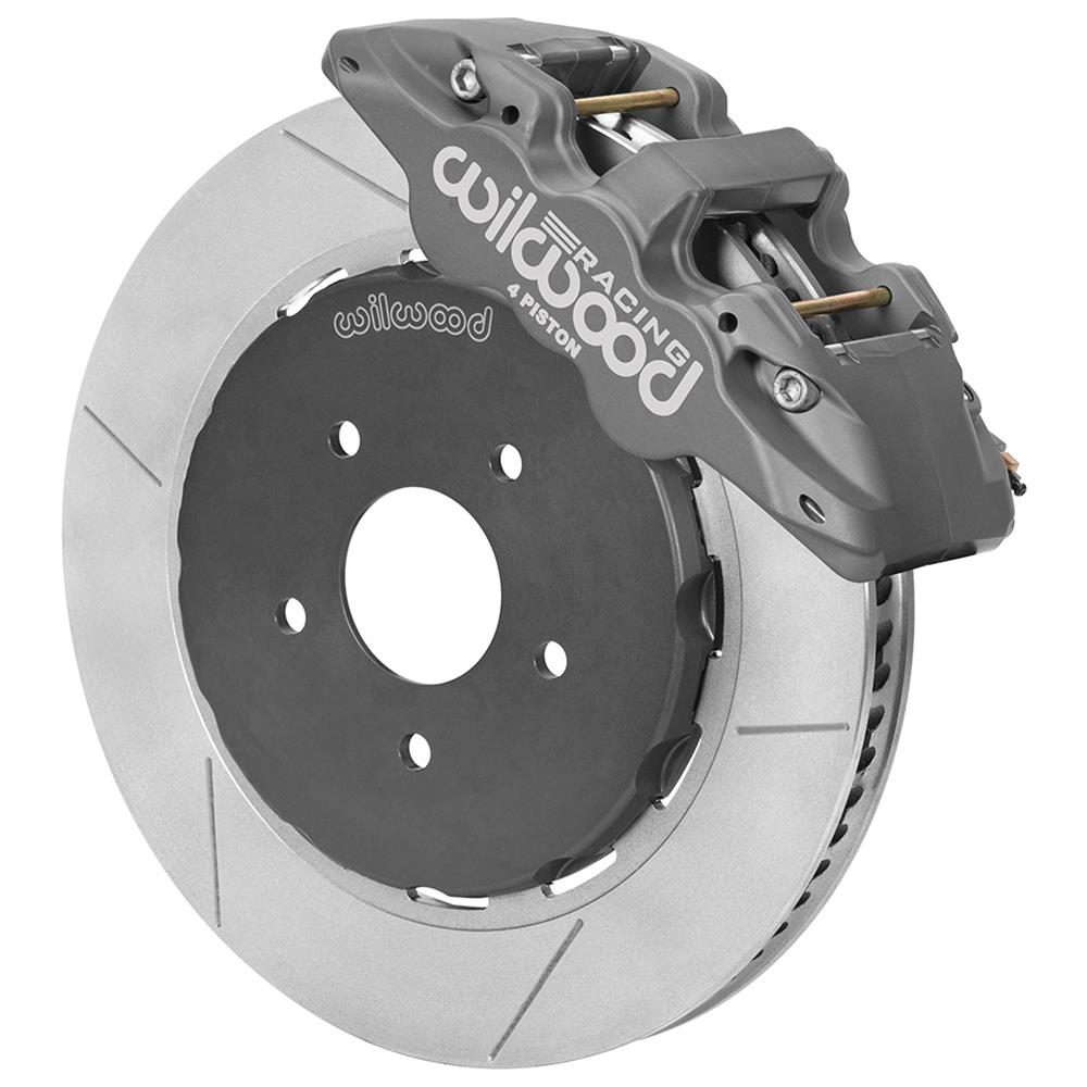 Wilwood Aero4R/ST Front Big Brake Kit 14in Black Anodize 97-13 Chevrolet Corvette C5/C6