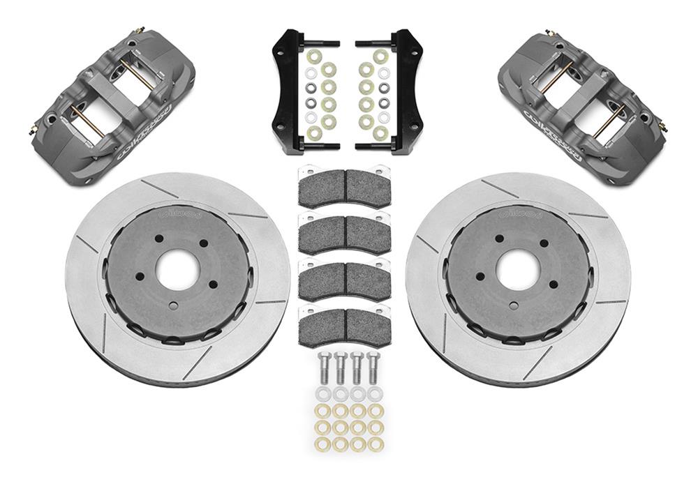 Wilwood Aero4R/ST Front Big Brake Kit 14in Black Anodize 97-13 Chevrolet Corvette C5/C6 thumbnail 2