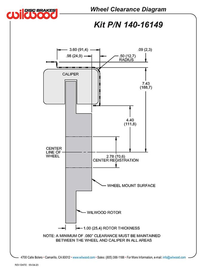 Wilwood Narrow Superlite 4R/ST Rear Kit 13.00in 97-13 Chevrolet Corvette C5/C6 thumbnail 2