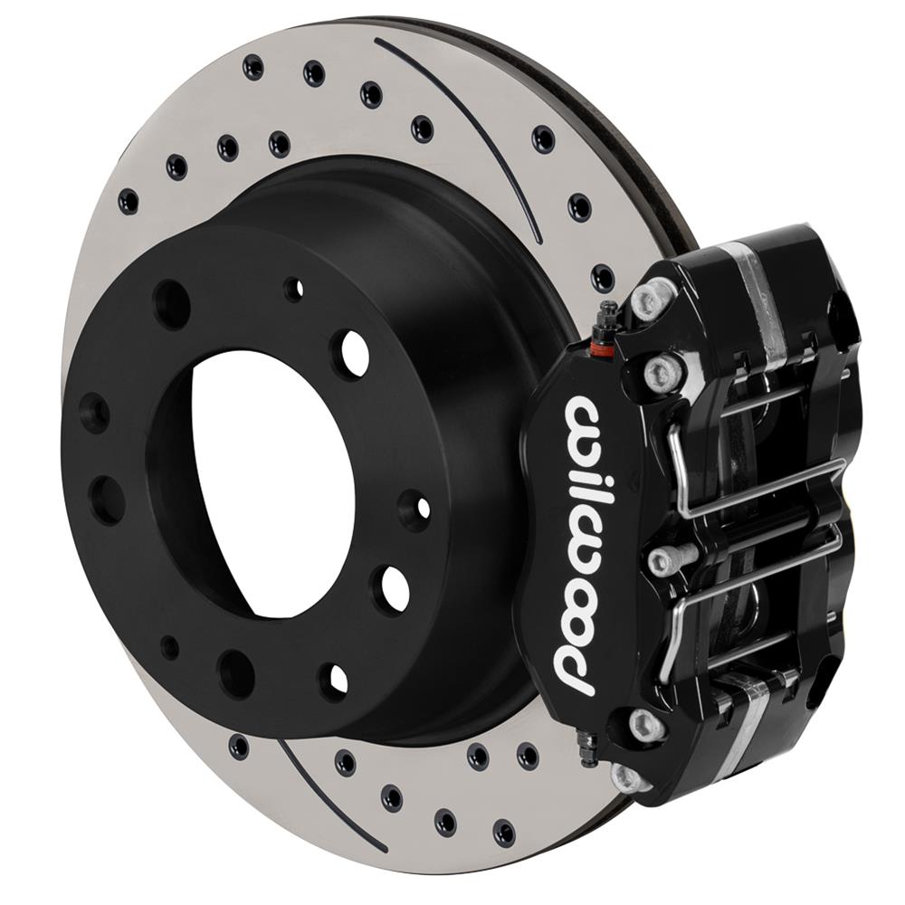 Wilwood 84-89 Porsche 911 Dynapro-P Radial Rear Brake Kit w/ 11.42in SRP Rotors & Lines - Black