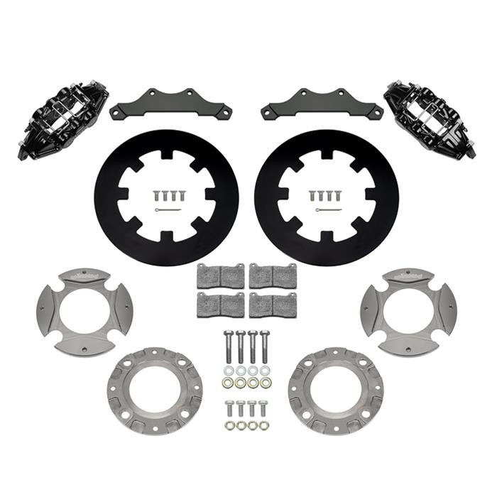 Wilwood UTV6 Brake Kits 140-17574 Disc Kit, Rear, UTV6, 6 Piston, Black Calipers, 11.25 in. Rotor, Solid Rotors, BP-10 Pads, Polaris, Kit thumbnail 2