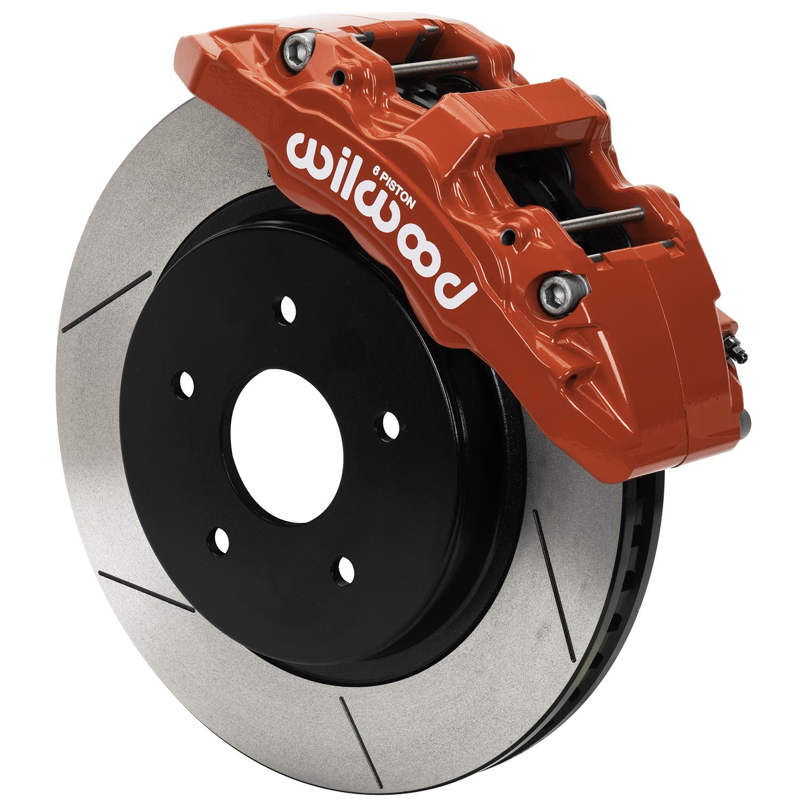 Wilwood 13-18 Dodge Ram 1500 Aero6 DM Front Brake Kit w/ Lines - Red