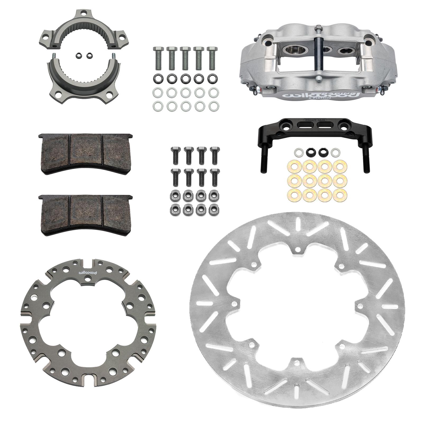 Wilwood Forged Narrow Superlite 6 Radial Mount Sprint Inboard Brake Kits 140-17792 Disc Brake, Rear, 6, Sprint, Slotted Rotor, 6-Piston Caliper, Kit thumbnail 3