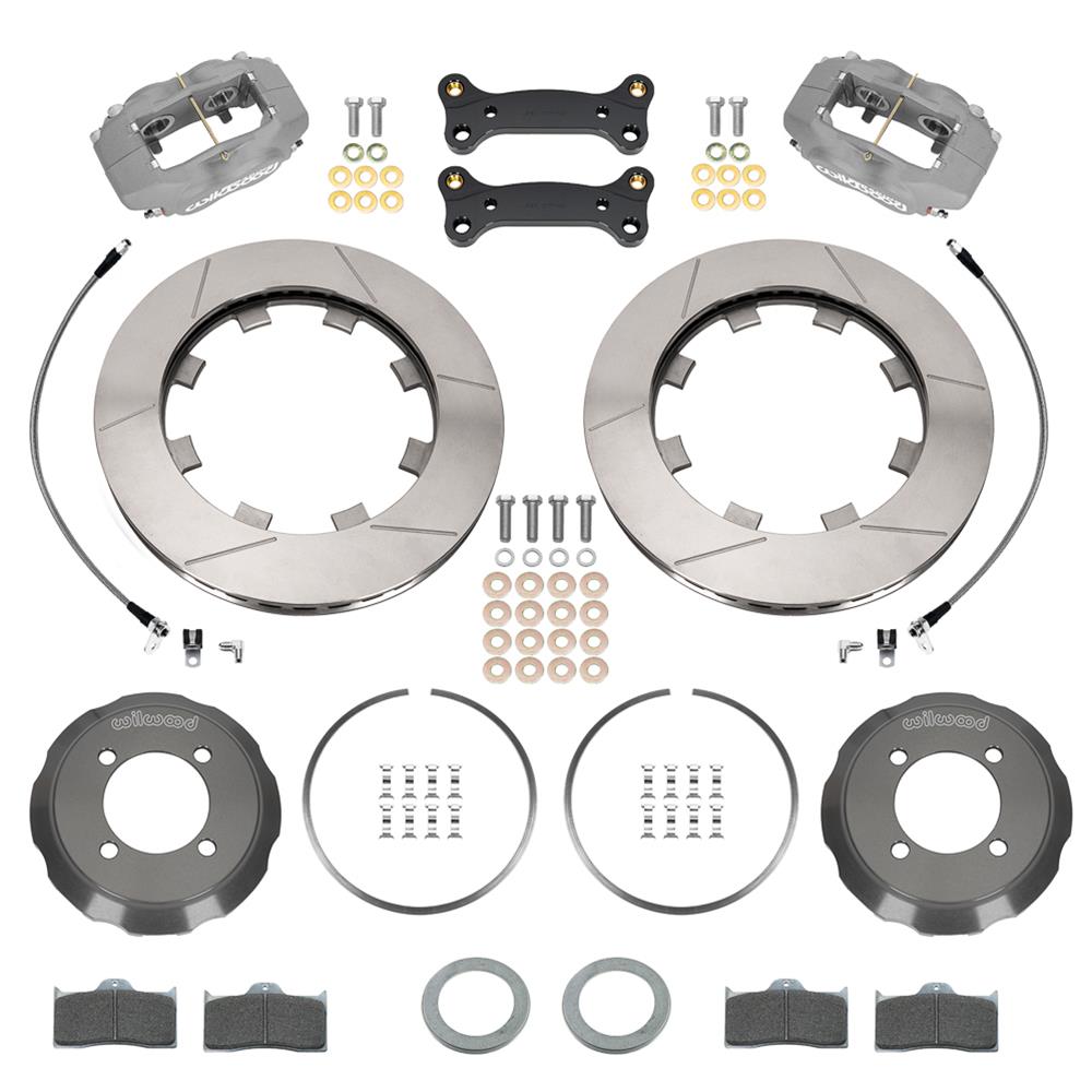 Wilwood Forged Dynalite Front Race BBK Kit - Anodize Caliper - 11.75in GT Slotted Rotor 16+ Miata