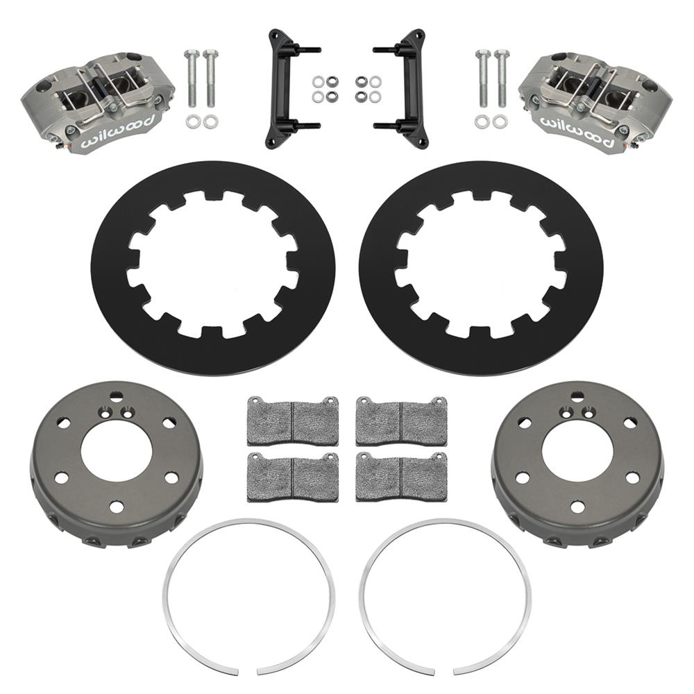 Wilwood Narrow DynaPro Radial Mount UTV Race Brake Kits 140-18028 Disk Kit, Kit, Front, Solid Surface Rotors, Clearcoat Billet Aluminum Calipers, Pads, Can-Am, Kit thumbnail 2