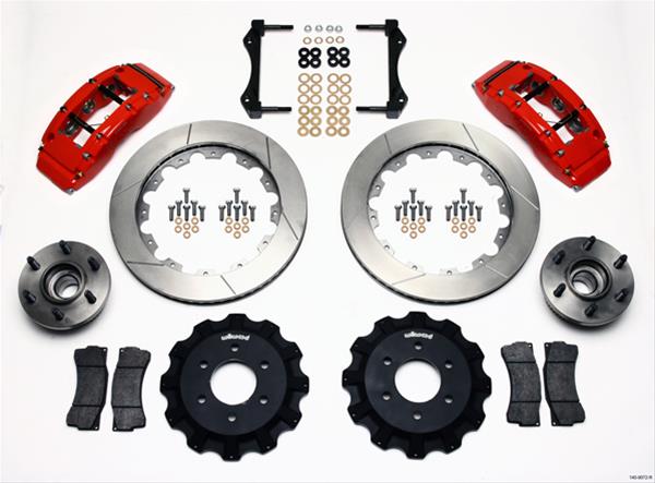 Wilwood TC6R Front Kit 16.00in Red 2004-2008 Ford F150 thumbnail 3