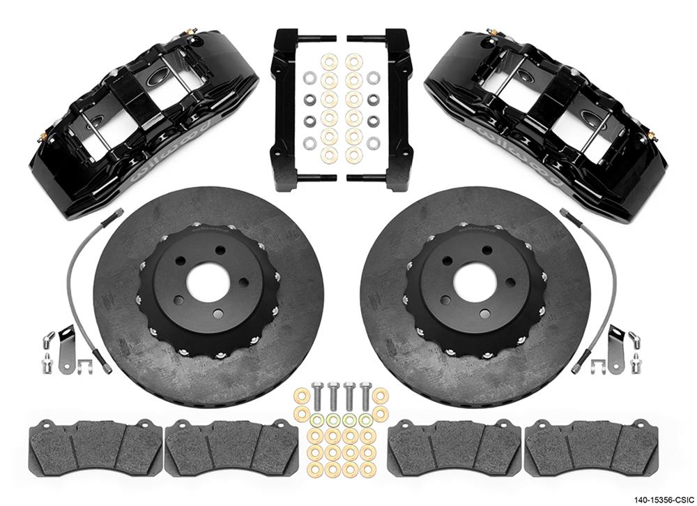 Wilwood Mustang Front Kit 15+ SX6R CSiC thumbnail 2