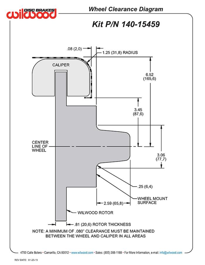 Wilwood Disc Brakes 14015459 Wilwood Dynalite Pro Series Front