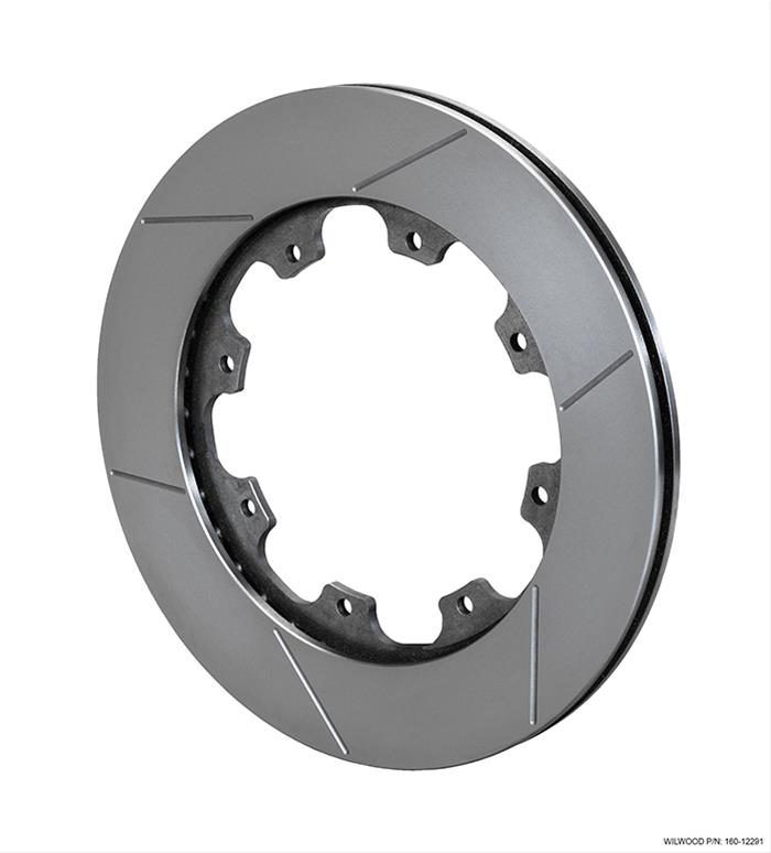 Wilwood Disc Brakes 16012291 Wilwood GT Series Curved Vane Rotors