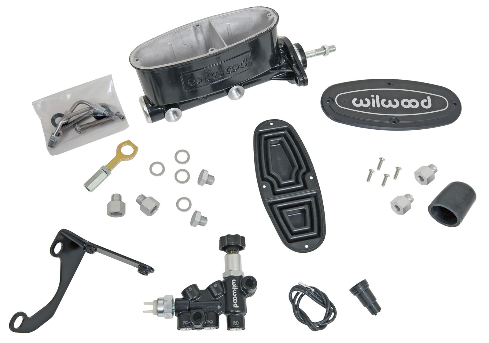 Wilwood Disc Brakes 261-14158-BK Wilwood Aluminum Master Cylinders