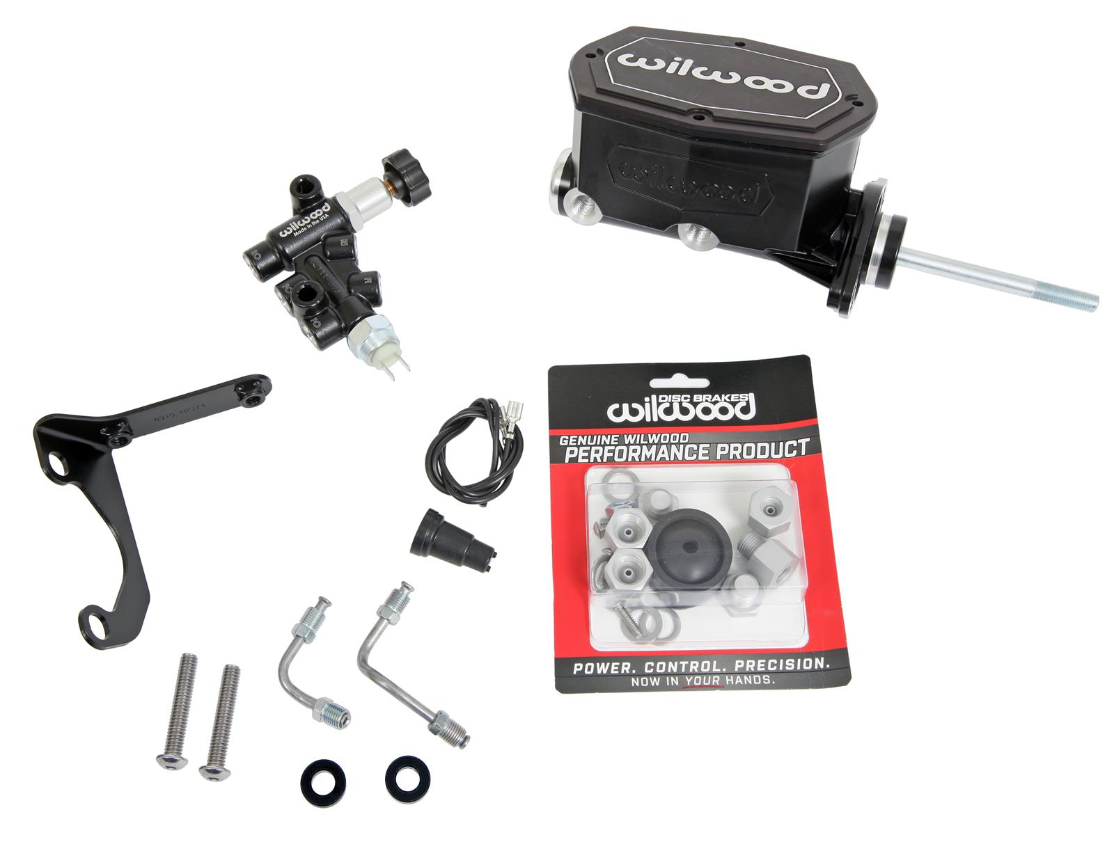 Wilwood Disc Brakes 261-14961-BK Wilwood Aluminum Tandem Compact