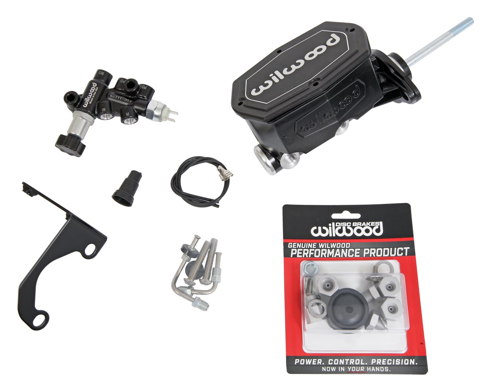 Wilwood Disc Brakes 26114962BK Wilwood Aluminum Tandem Compact Master
