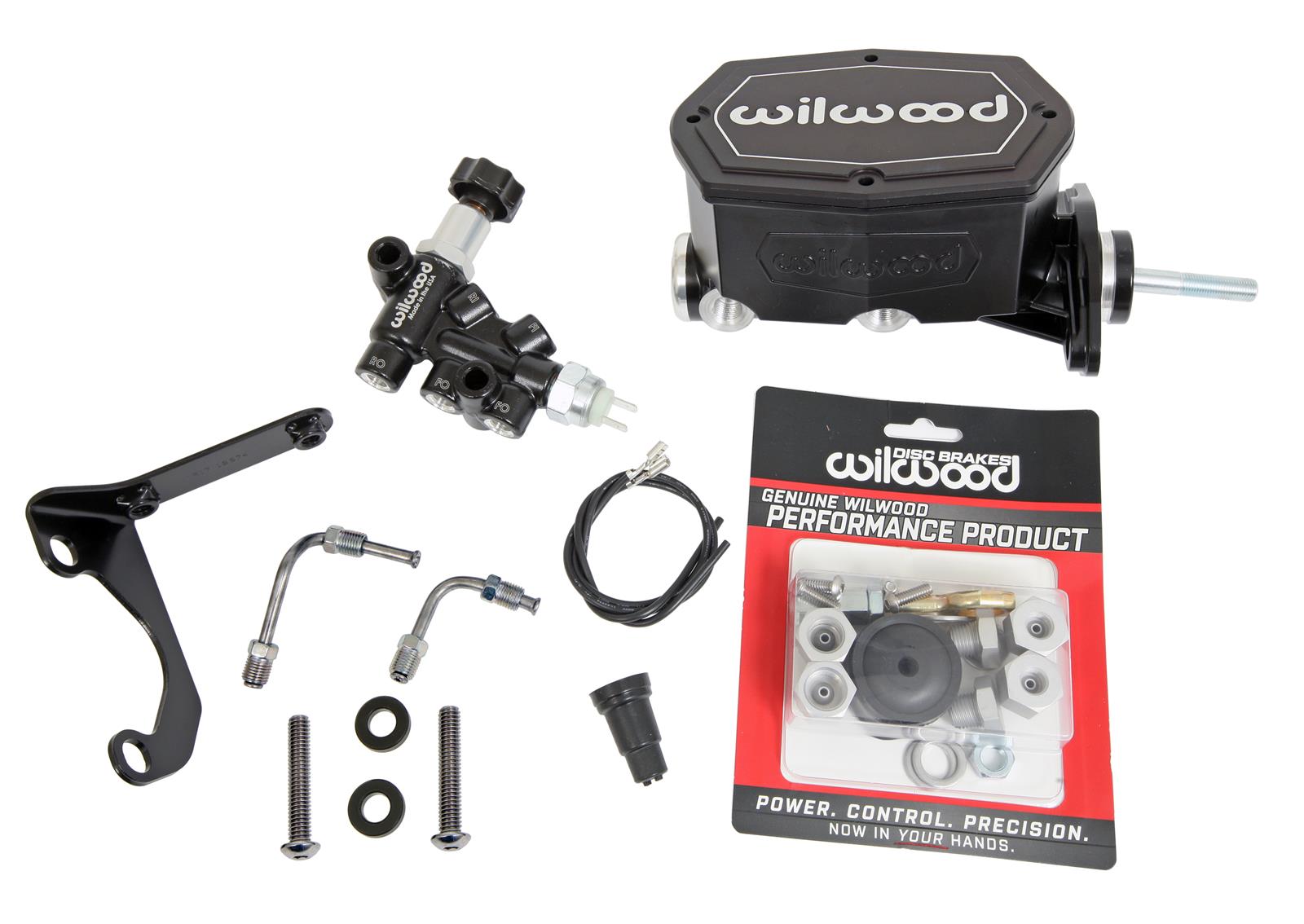 Wilwood Disc Brakes 26115522BK Wilwood Aluminum Tandem Compact Master