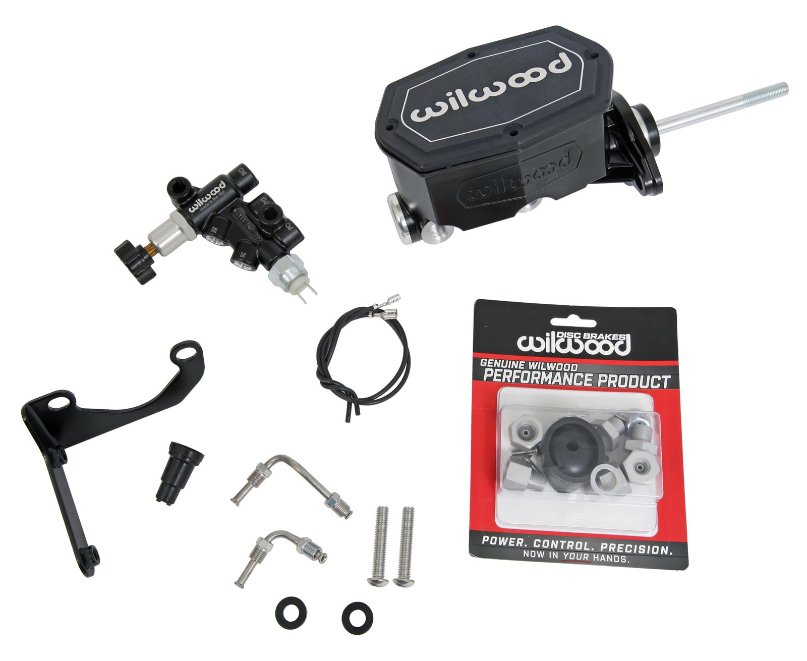 Wilwood Disc Brakes 26115659BK Wilwood Aluminum Tandem Compact Master
