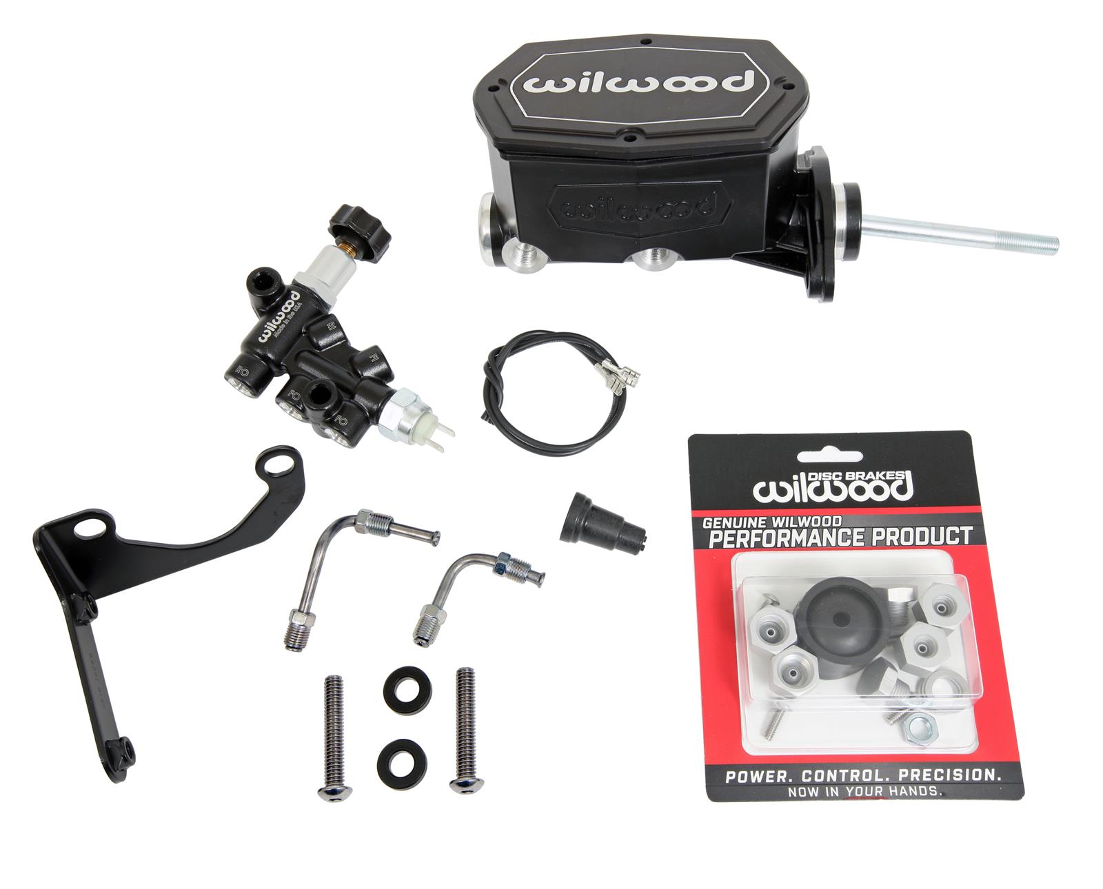 Wilwood Disc Brakes 26115660BK Wilwood Aluminum Tandem Compact Master