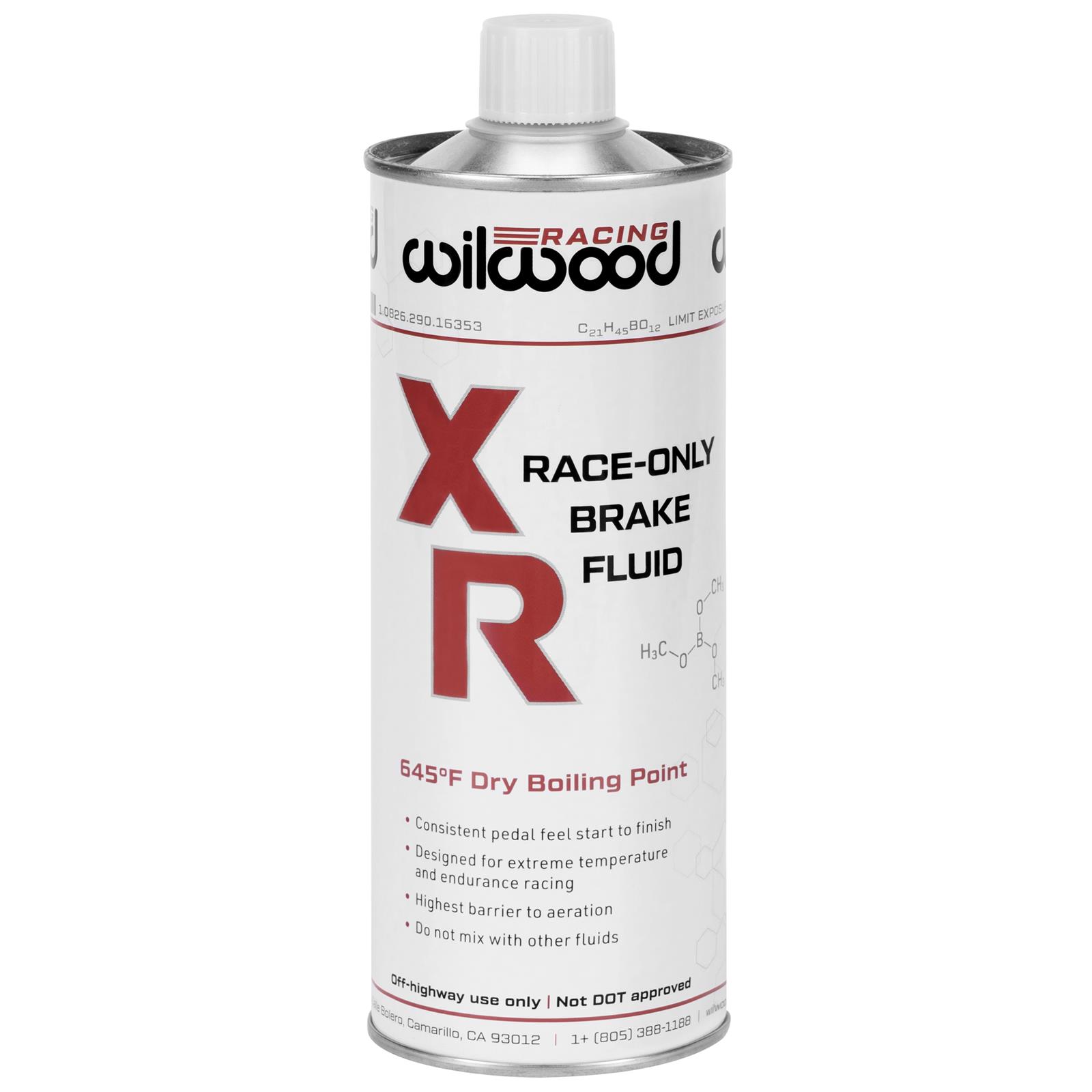 Wilwood XR Race-Only Brake Fluid 290-16353 Fluid, Race-Only, 16.90 oz., Each