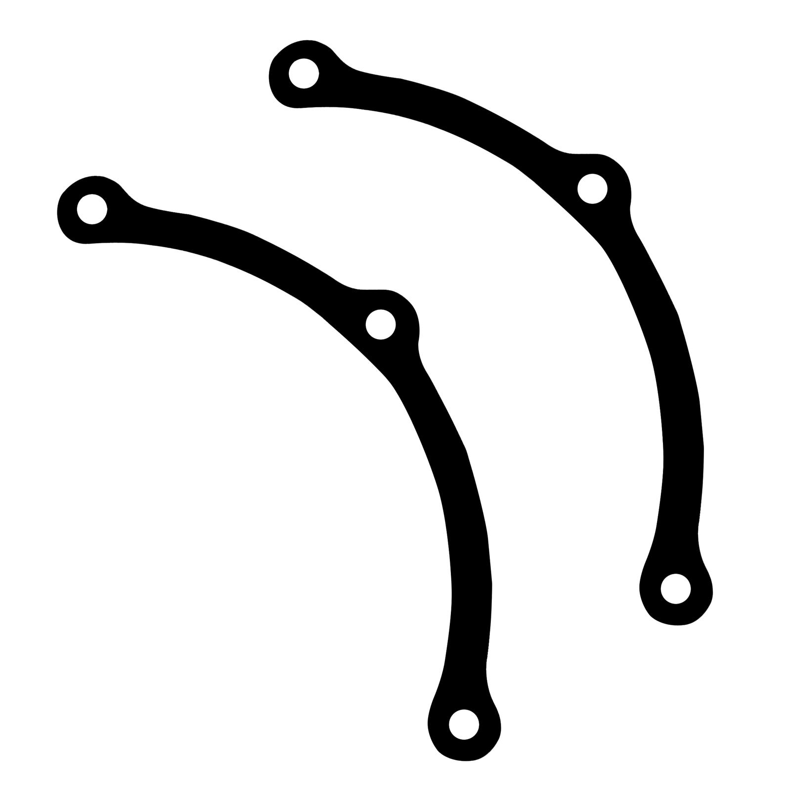 Wilwood Disc Brakes 3009739 Wilwood Caliper Bracket Spacers Summit
