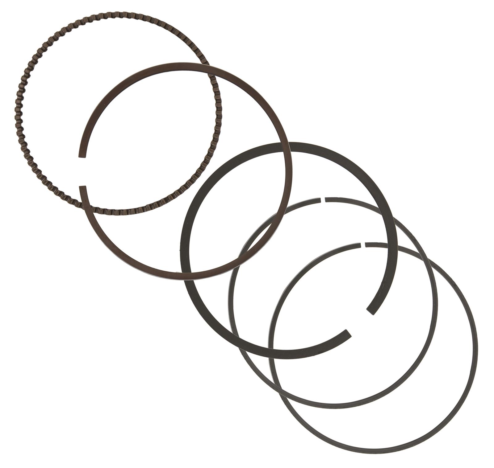 Wiseco 4-Stroke Piston Rings 3701XC Powersports Rings, 3.701 in. Bore, Single Piston, Universal, Each