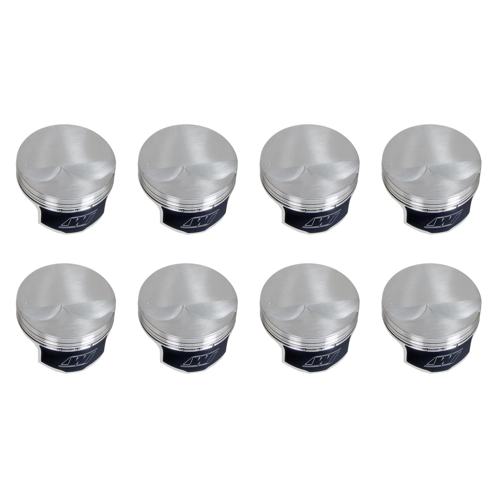 Wiseco Chevy LS Series -3.2cc FT 4.080inch Bore Piston Shelf Stock Kit - Set of 8