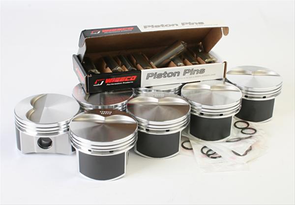 Wiseco Pro Tru Street Pistons PTS500A4 Pistons, Forged, Flat, 4.040 in. Bore, Ford, Small Block, Set of 8 thumbnail 2