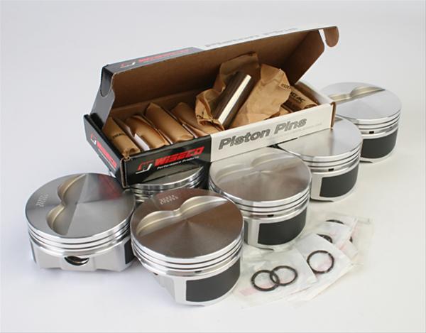 Wiseco Pro Tru Street Pistons PTS507A3 Pistons, Forged, Flat, 4.155 in. Bore, Chevy, Small Block, Set of 8 thumbnail 2