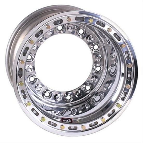 Weld Wide 5 XL Direct Mount 15x13 / 5x10.25 BP / 3in. BS Polished Assembly - Mod Beadlock thumbnail 2