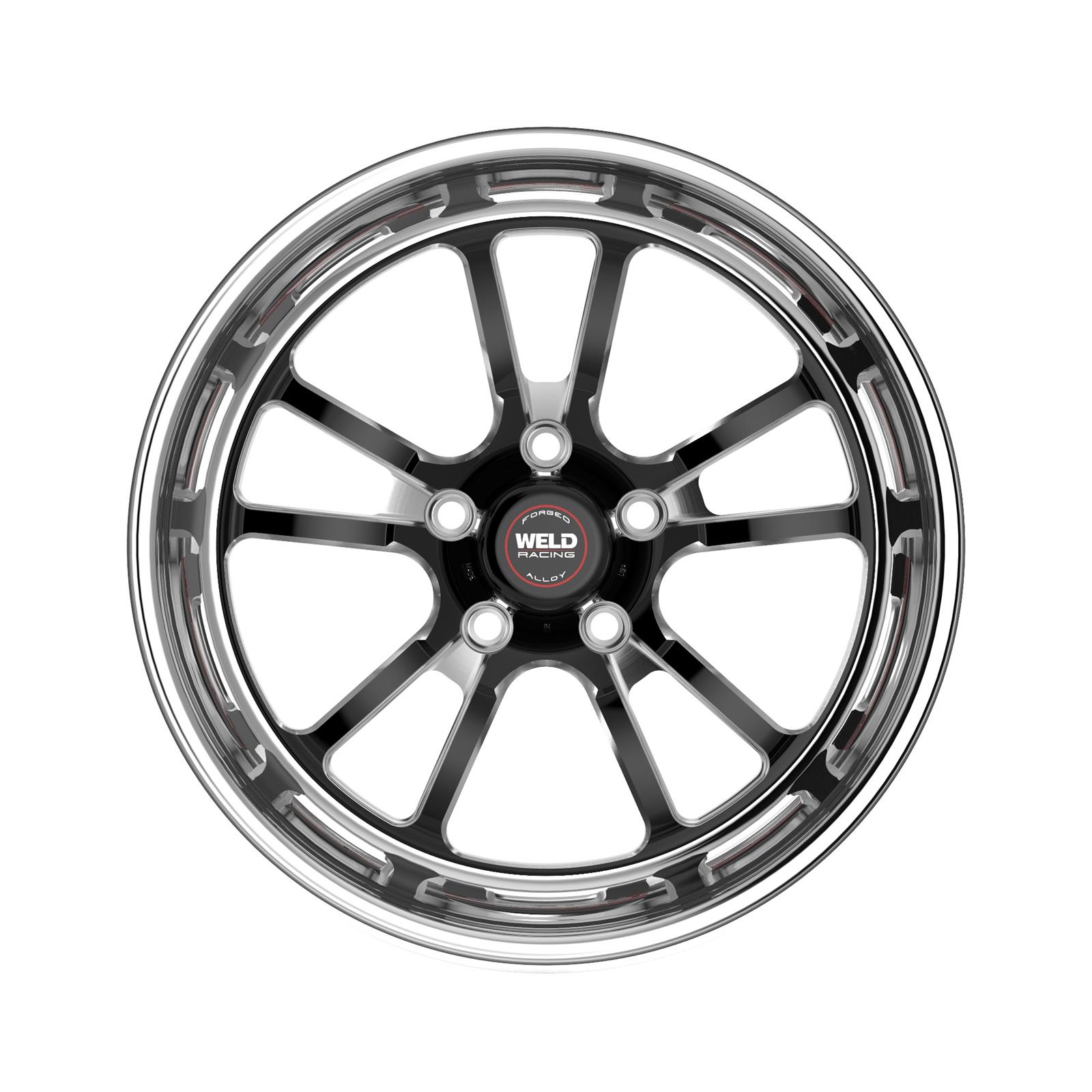 Weld Racing RT-S S70 Forged Aluminum Black Anodized Wheels 18x5 Wheel, RT-S, Aluminum, Matte Black, 18 x 5 in., 5 x 115mm Bolt Circle, 1.60 in. Backspace, Each thumbnail 3