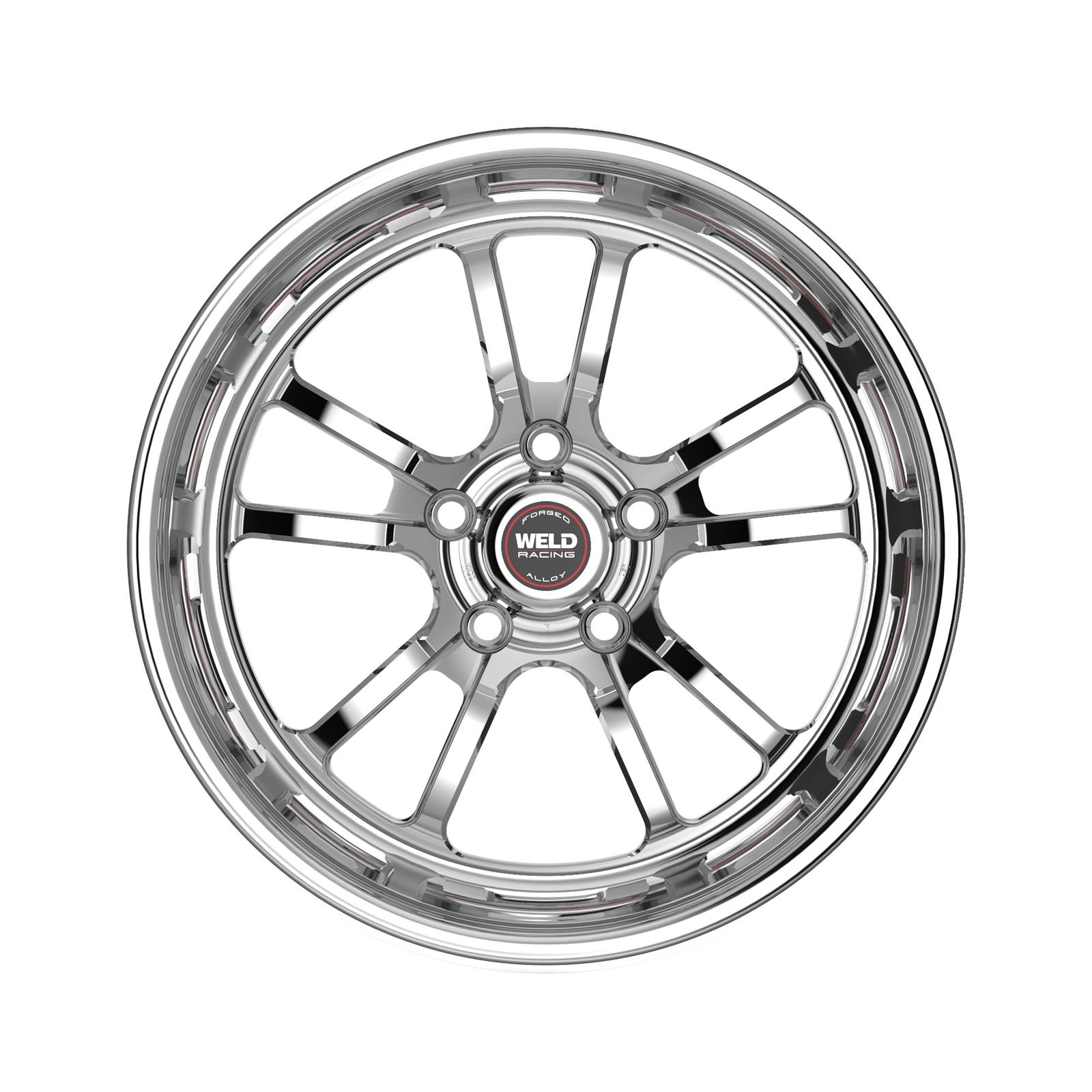 Weld Racing RT-S S70 Forged Aluminum Polished Wheels 18x5 Wheel, RT-S, Aluminum, Polished, 18 x 5 in., 5 x 115mm Bolt Circle, 1.60 in. Backspace, Each thumbnail 3
