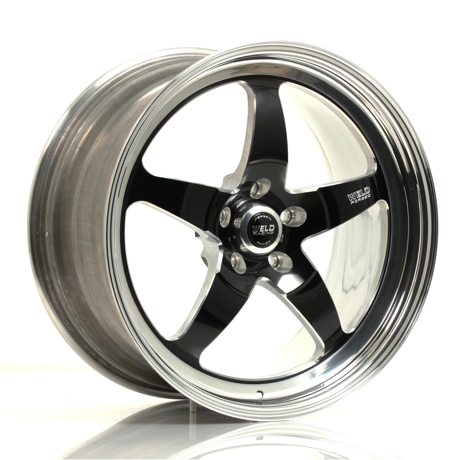 Weld S71 20X10.5 / 5x120mm BP / 7.3in. BS Black Wheel (High Pad) - Non-Beadlock thumbnail 2