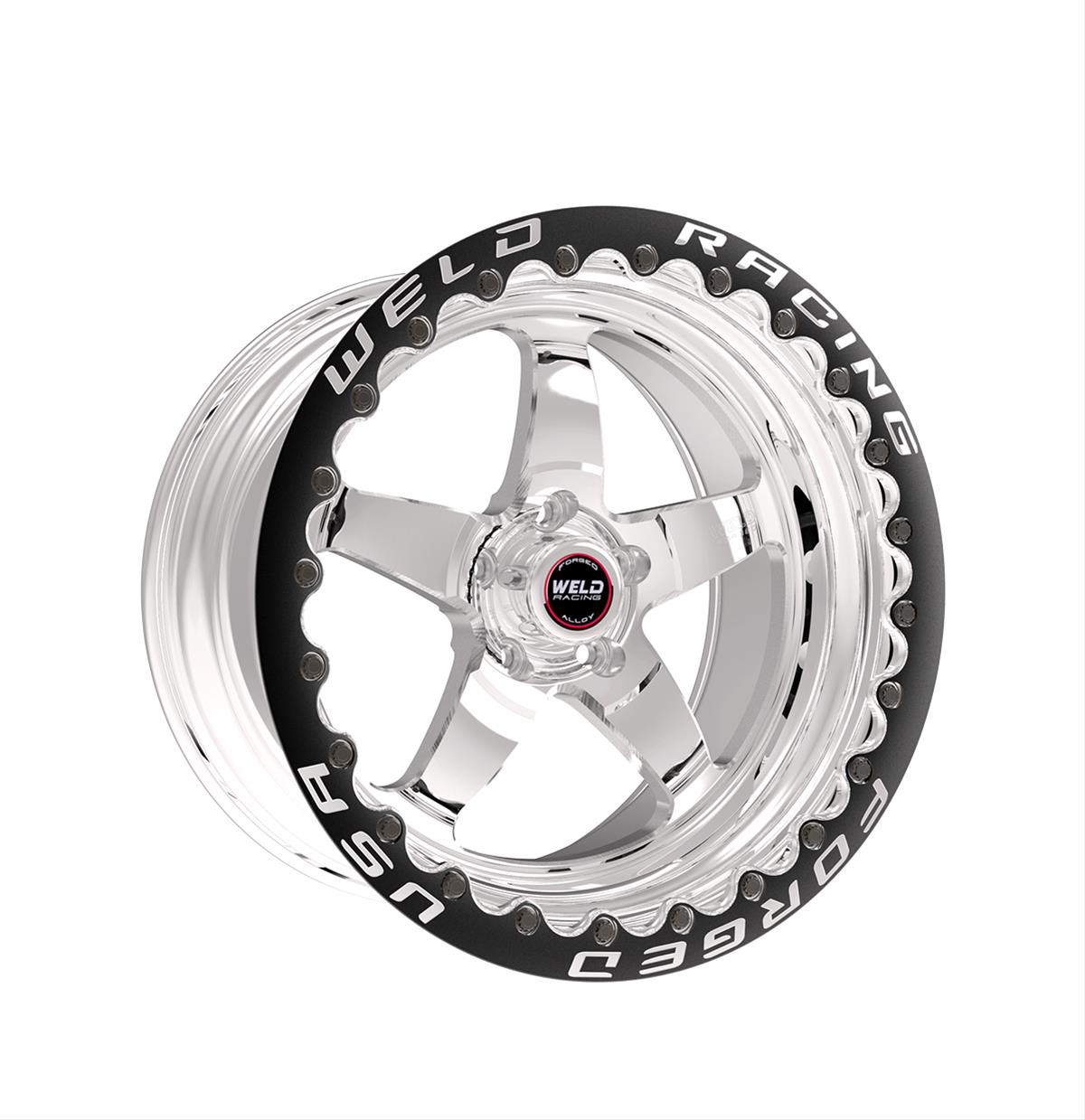 Weld Racing 71hp7105b57f Weld Racing Rt S S71 Forged Aluminum Polished Mickey Thompson Beadlock 5137